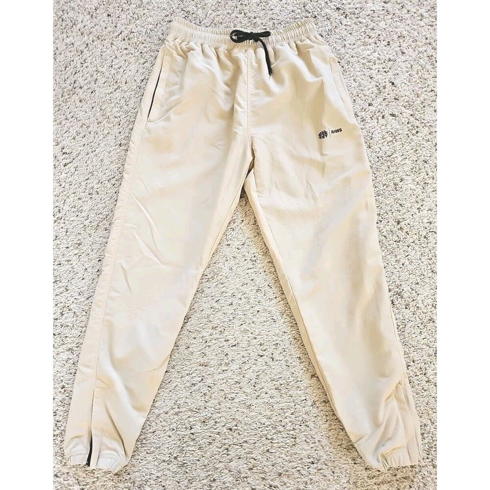 Sol et Al RAWS Track Pants Nylon Lined Black Zipper UK Streetwear Athleisure